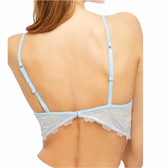 Free People Lucia Underwire Bra in Hydrangea Blue - Picture 5 of 5